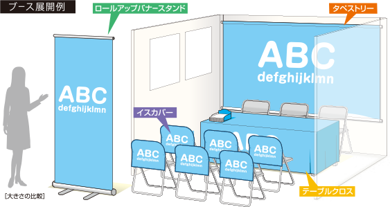 説明会、展示会用ブース装飾アイテム